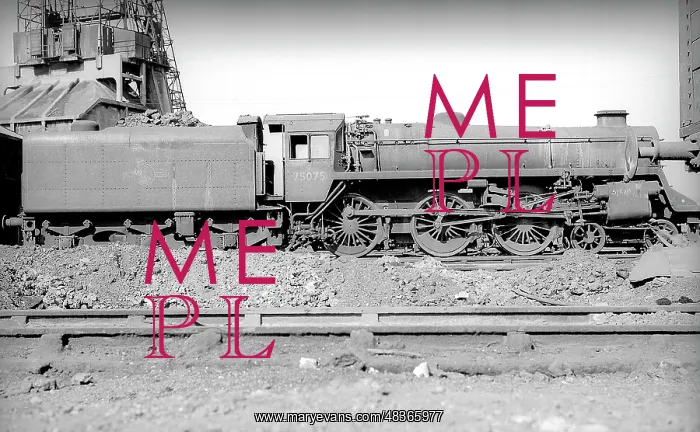 : Steam engine at Nine Elms Loco Yard : Steam engine at Nine Elms Loco Yard