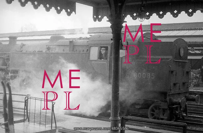 : Steam engine at Redhill Station : Steam engine at Redhill Station