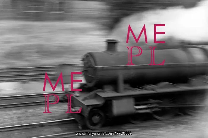 : Steam engine speeding along : Steam engine speeding along