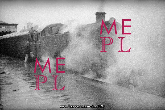 : Steam engine at a station on the Redhill Reading line : Steam engine at a station on the Redhill Reading line