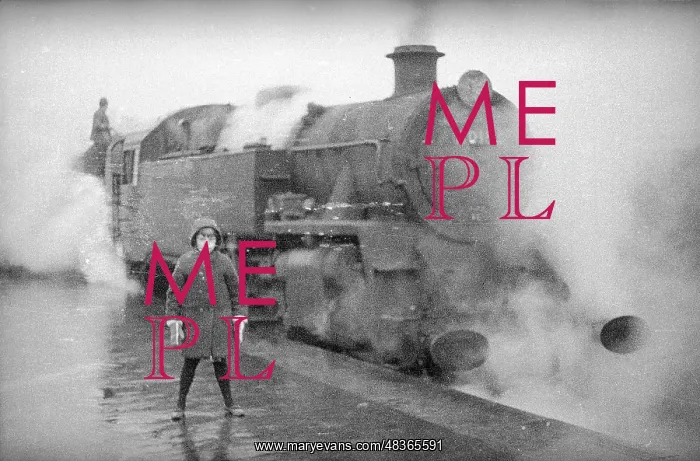 : Steam engine at a station on the Redhill Reading line : Steam engine at a station on the Redhill Reading line