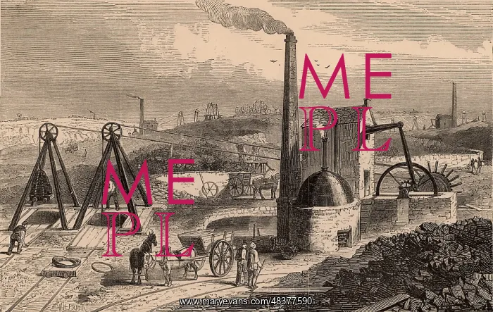 : Steam engine or Whimsey for raising coal from : Steam engine or Whimsey for raising coal from