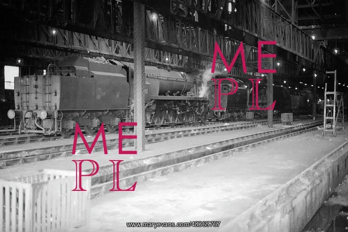 : Steam engines in Nine Elms New Shed : Steam engines in Nine Elms New Shed