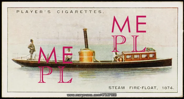 : STEAM FIRE-BOAT / 1874 : STEAM FIRE-BOAT / 1874
