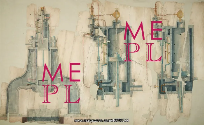 : Steam hammer, details of piston and cylinder : Steam hammer, details of piston and cylinder