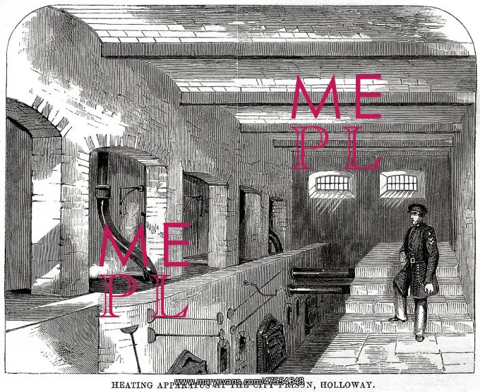: Steam heating at Holloway Prison : Steam heating at Holloway Prison