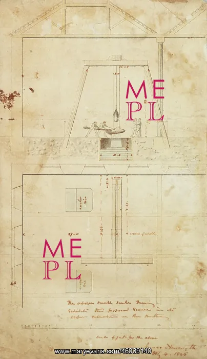 : Steam hercules, plan and side elevation : Steam hercules, plan and side elevation