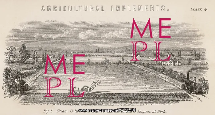 : STEAM PLOUGHING 1870 : STEAM PLOUGHING 1870
