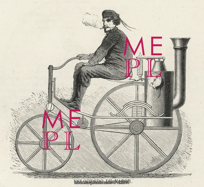 : Steam Powered Motorbike : Steam Powered Motorbike
