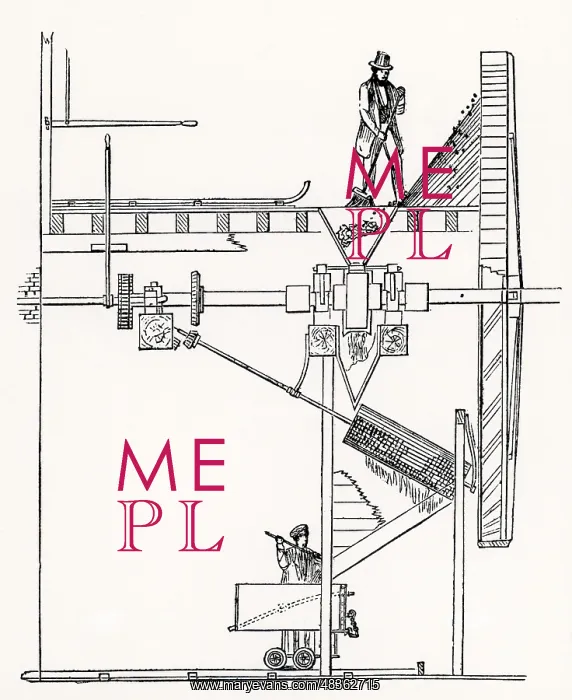 : Steam-powered ore crush at a metalliferous mine : Steam-powered ore crush at a metalliferous mine