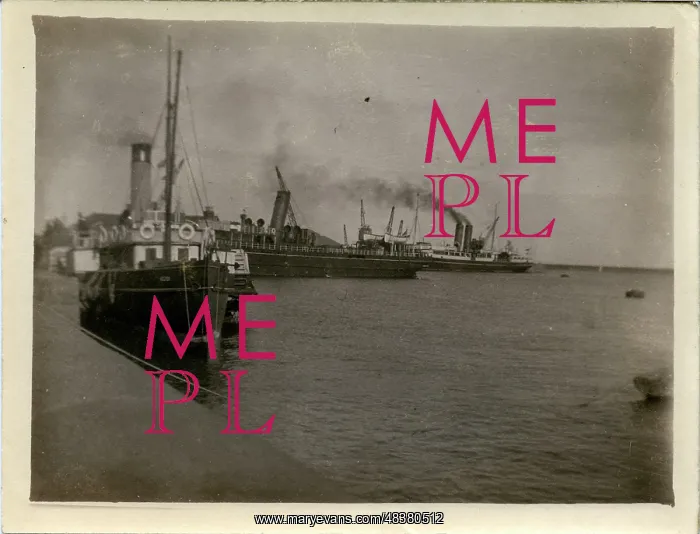  : Steam Ships Pembroke & Reindeer, St Peter Port, Channel Isla