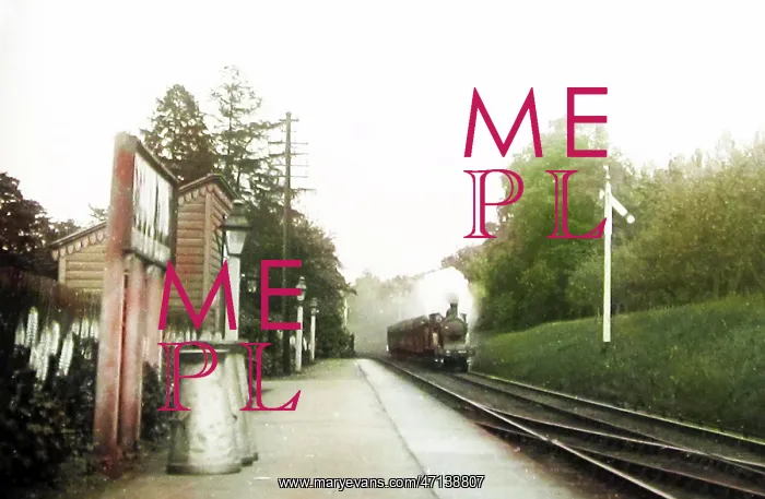 : Steam train approaching Kirkham Station, Lancashire : Steam train approaching Kirkham Station, Lancashire