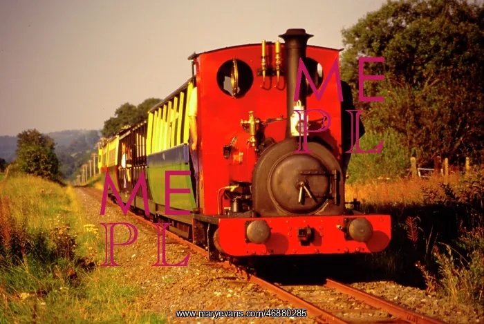 : Steam train, Bala Lake Railway, Gwynedd, North Wales : Steam train, Bala Lake Railway, Gwynedd, North Wales