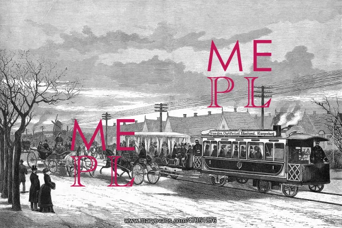 : STEAM TRAM, COPENHAGEN : STEAM TRAM, COPENHAGEN