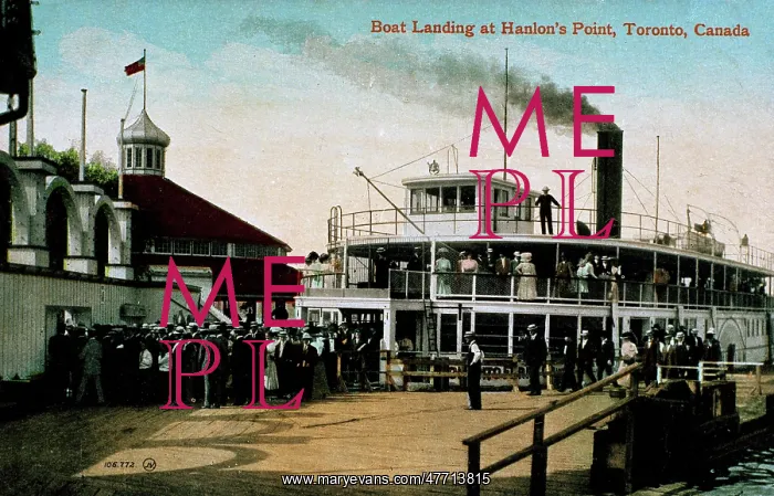 : Steamboat landing, Hanlon's Point, Toronto, Ontario, Canada : Steamboat landing, Hanlon's Point, Toronto, Ontario, Canada