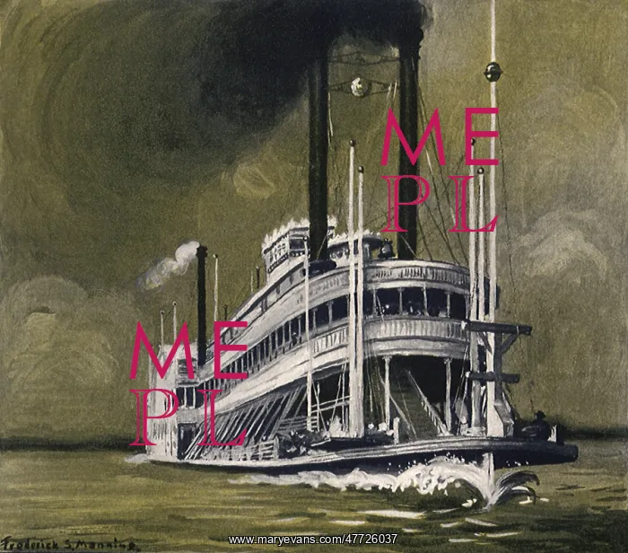  : Steamboat on River