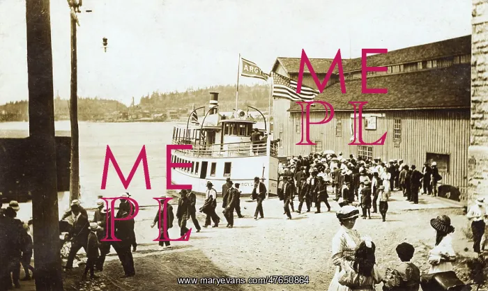  : Steamer Argyle at Kenora ferry landing, Ontario, Canada