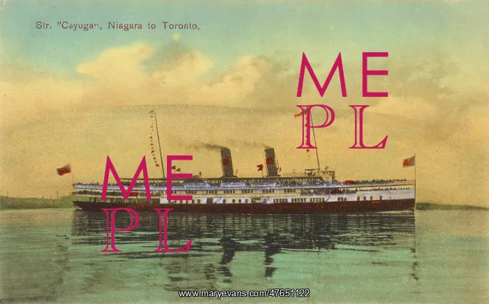  : Steamer Cayuga, Niagara to Toronto, Canada