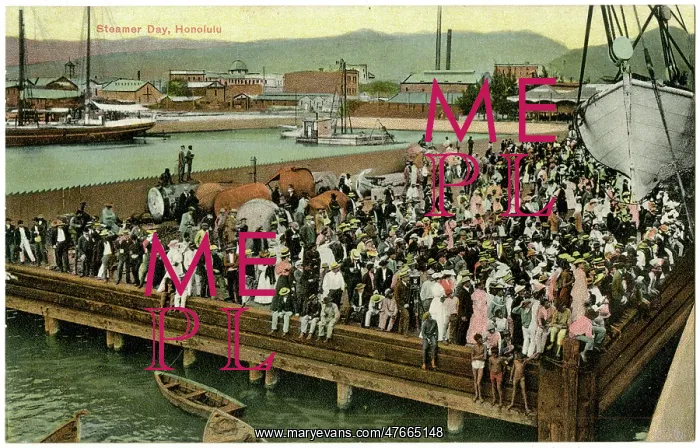  : Steamer day in Honolulu, Hawaii, USA