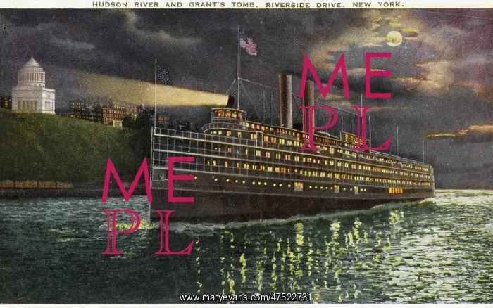  : Steamer on the Hudson River