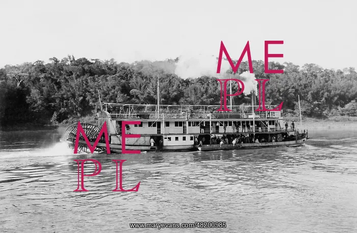 : A steamer on the Parana, 1929 : A steamer on the Parana, 1929