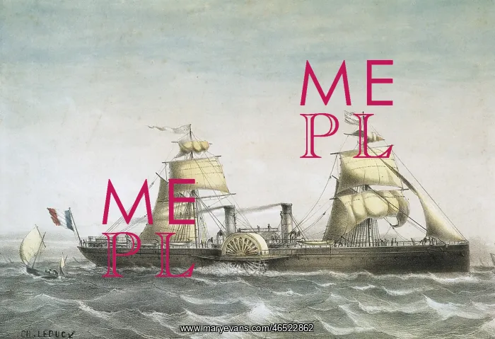: The steamship Emperatriz Eugenia. The Transatlantic : The steamship Emperatriz Eugenia. The Transatlantic