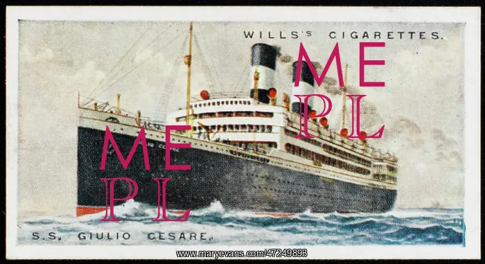 : Steamship Giulio Cesare : Steamship Giulio Cesare
