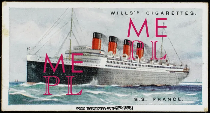 : STEAMSHIPS / 'FRANCE : STEAMSHIPS / 'FRANCE