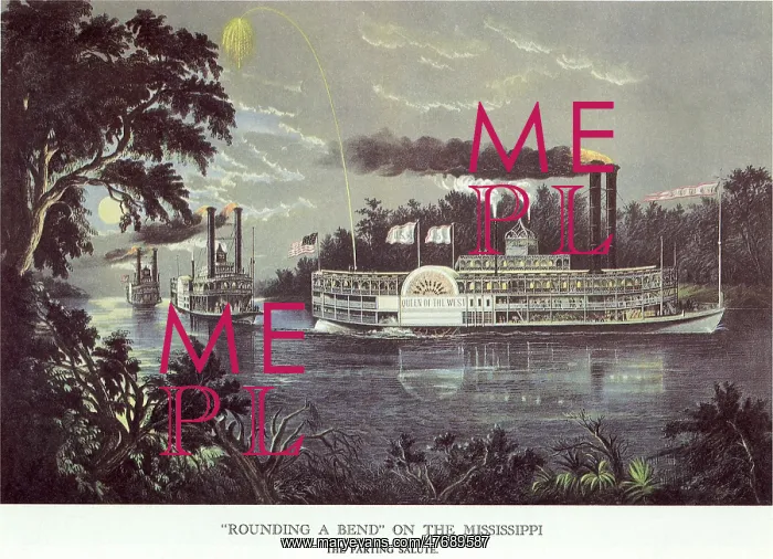  : Steamships on River