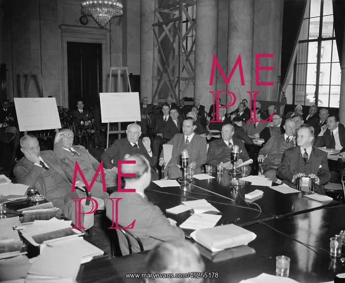 : Steel executives before the Monopoly Committee : Steel executives before the Monopoly Committee