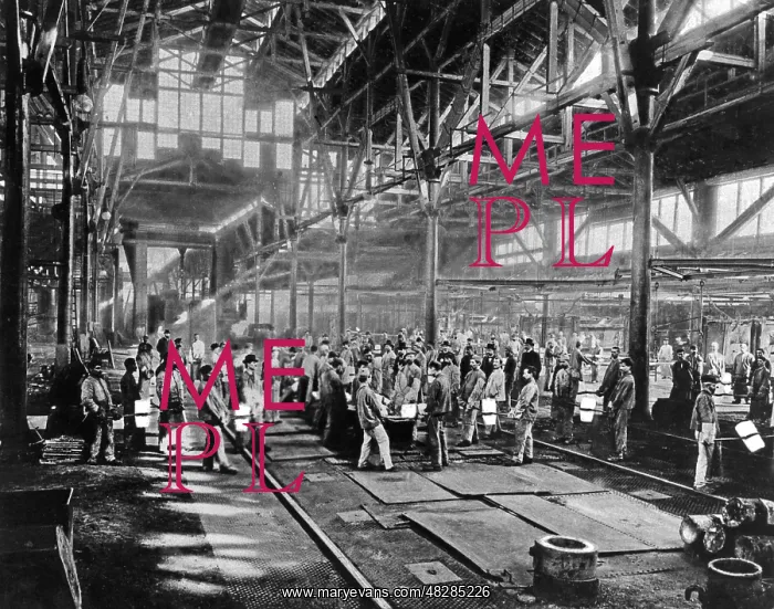 : Steel industry, 1880 : Steel industry, 1880