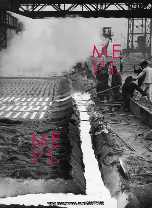 : Steelworks in Gelsenkirchen, 1937 : Steelworks in Gelsenkirchen, 1937