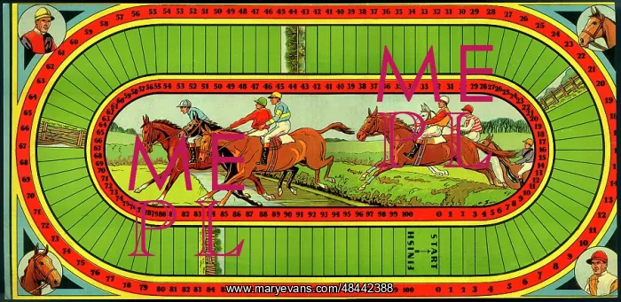  : Steeple Chase, horse racing board game