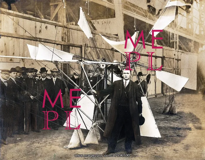 : Steerable airship, The American and Aeronaut Benbow : Steerable airship, The American and Aeronaut Benbow