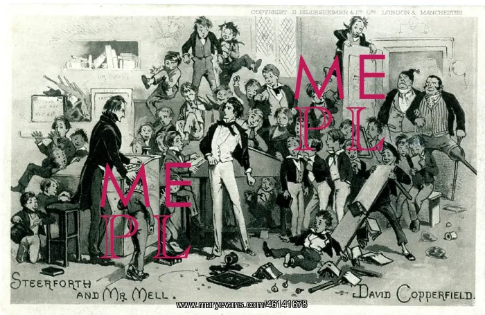 : Steerforth and Mr Mell, David Copperfield : Steerforth and Mr Mell, David Copperfield