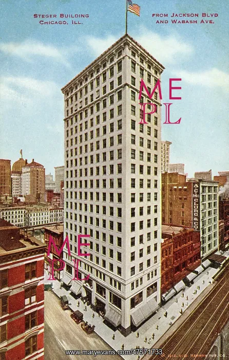 : The Steger Building, Chicago, Illinois : The Steger Building, Chicago, Illinois