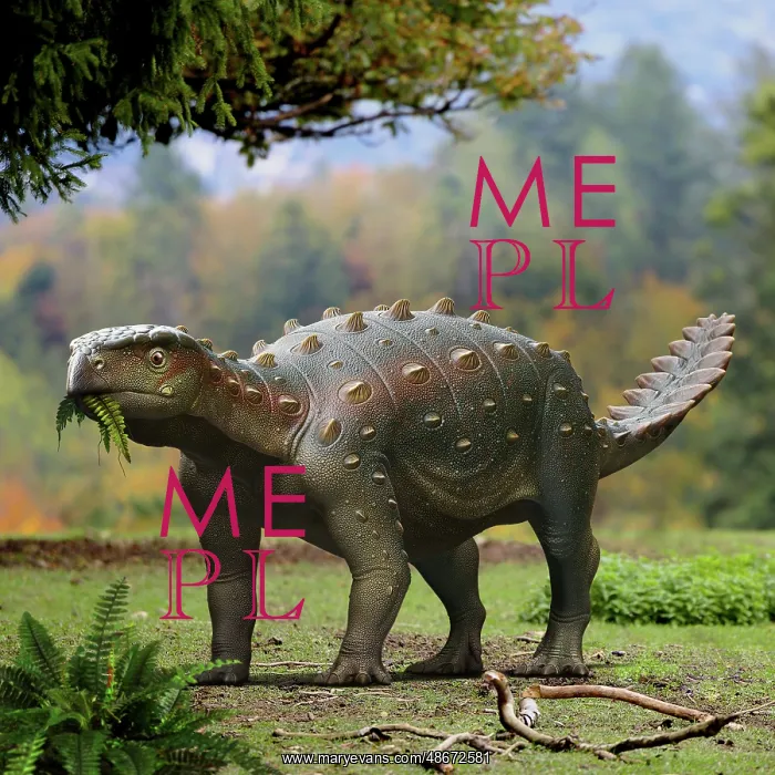 : Stegouros elengassen dinosaur roaming in the forest : Stegouros elengassen dinosaur roaming in the forest
