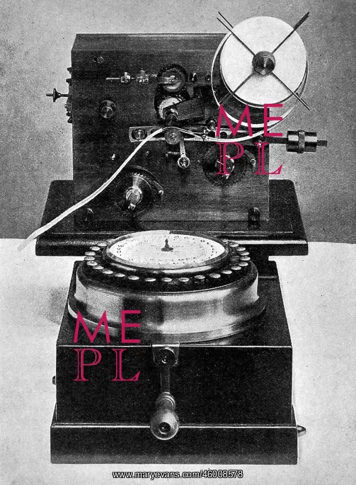 : Steljes type-printing telegraph recorder : Steljes type-printing telegraph recorder
