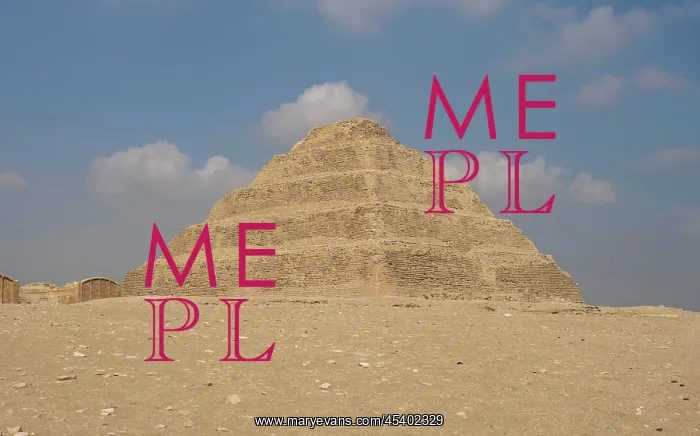 : Step pyramid of Djoser, Saqqara, Egypt : Step pyramid of Djoser, Saqqara, Egypt