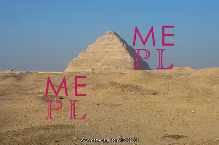 : Step pyramid of Djoser, Saqqara, Egypt : Step pyramid of Djoser, Saqqara, Egypt