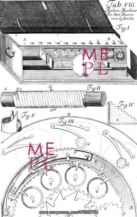 : Step Reckoner, Leibniz Mechanical Calculator : Step Reckoner, Leibniz Mechanical Calculator