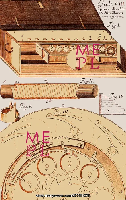 : Step Reckoner, Leibniz Mechanical Calculator : Step Reckoner, Leibniz Mechanical Calculator