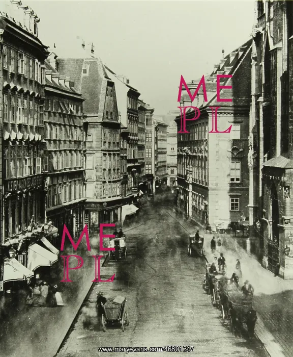 : Stephansplatz before regulation : Stephansplatz before regulation
