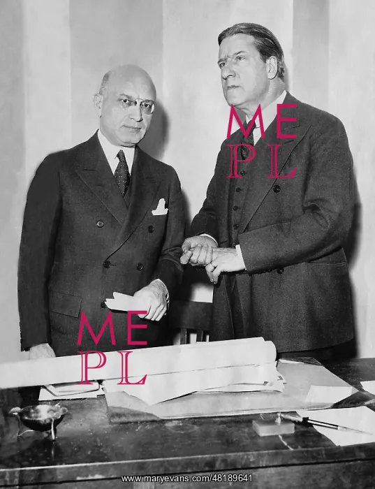 : Stephen S. Wise and Bernhard S. Deutsch, 1933 : Stephen S. Wise and Bernhard S. Deutsch, 1933