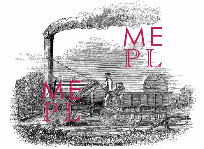 : Stephenson's locomotive Rocket which won competition : Stephenson's locomotive Rocket which won competition