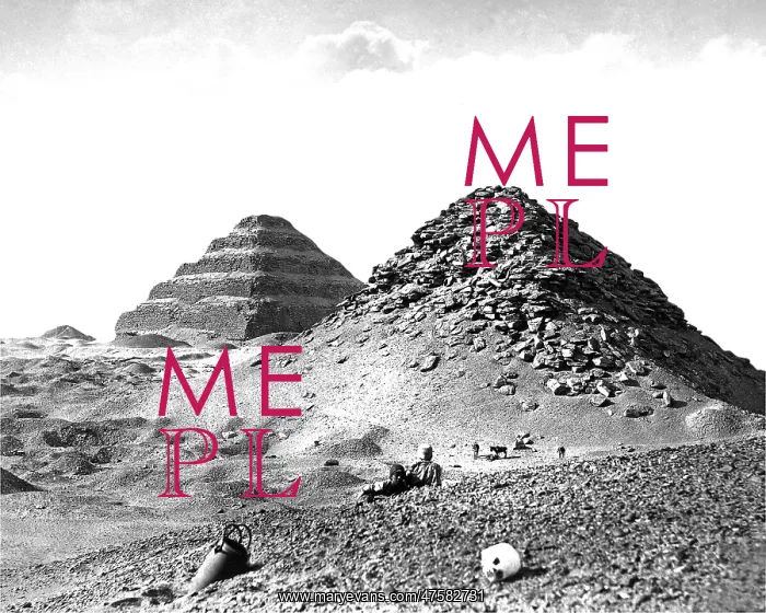 : Stepped pyramid, Djoser, Egypt : Stepped pyramid, Djoser, Egypt