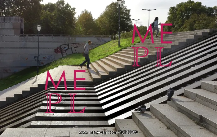 : Steps, Parc de Bercy, Paris, France : Steps, Parc de Bercy, Paris, France