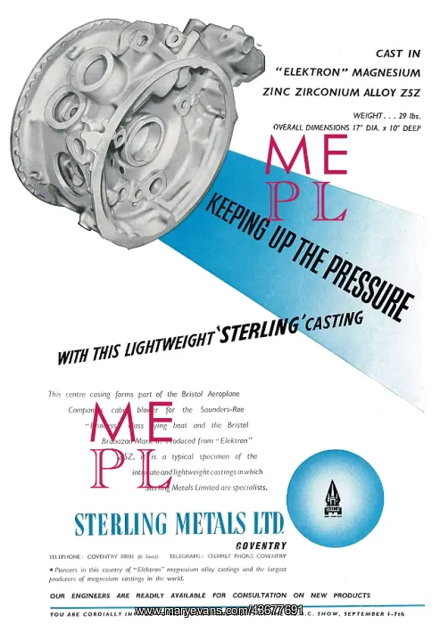 : Sterling Metals Coventry - Elektron : Sterling Metals Coventry - Elektron