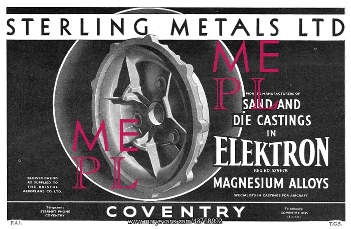 : Sterling Metals Coventry - Elektron Castings : Sterling Metals Coventry - Elektron Castings