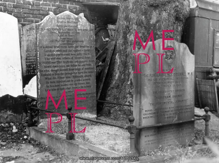 : STERNE'S GRAVESTONE : STERNE'S GRAVESTONE